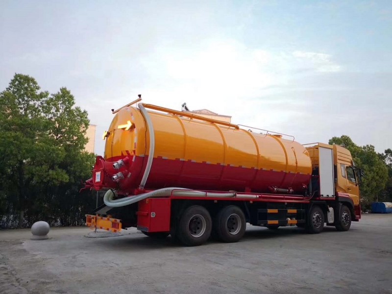 東風(fēng)天龍前四后八36方大噸位重型清洗吸污車