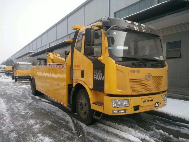 解放單橋拖吊聯體(一托一)清障車