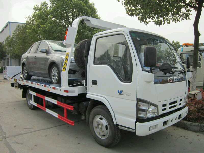 五十鈴(黃牌)一拖二清障車