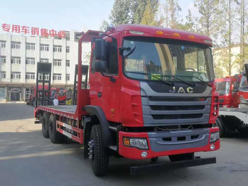 江淮后八輪平板運輸車 江淮后八輪平板運輸車圖片